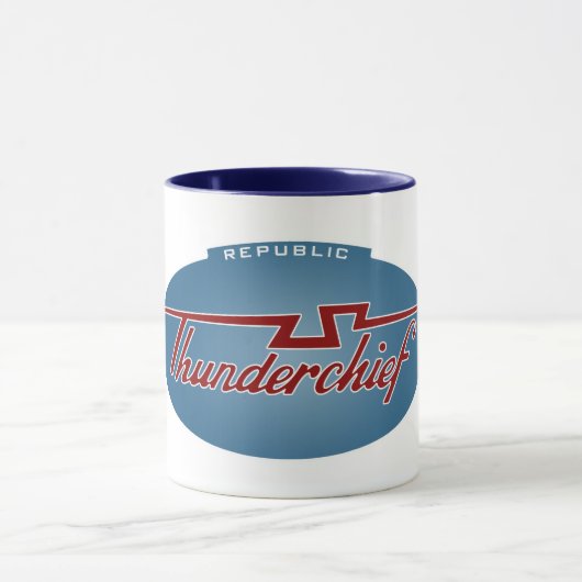 Thunderchief Emblem Coffee Mok (Midden)