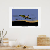 Thunderchief Sunrise Vietnam 1967 Poster (Keuken)