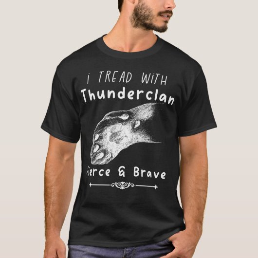 ThunderClan pride-strijders kattenliefhebber T-shirt (Voorkant)