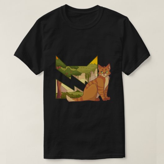 Thunderclan Warriors Warrior Cats Sticker.png T-shirt (Design voorkant)