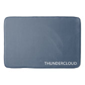 Thundercloud Blauw-grijze kleurennaam Badmat (Voorkant)
