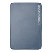 Thundercloud Blauw-grijze kleurennaam Badmat (Voorkant Verticaal)