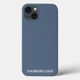 Thundercloud Blauw-grijze kleurennaam Case-Mate iPhone Case