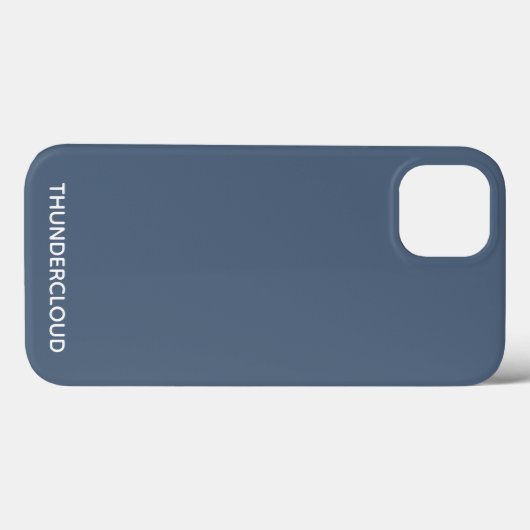 Thundercloud Blauw-grijze kleurennaam Case-Mate iPhone Case (Achterkant (horizontaal))