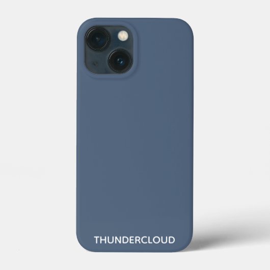 Thundercloud Blauw-grijze kleurennaam Case-Mate iPhone Case (Achterkant)