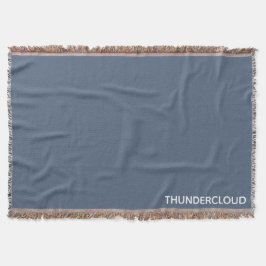 Thundercloud Blauw-grijze kleurennaam Deken