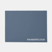 Thundercloud Blauw-grijze kleurennaam Deurmat (Voorkant)