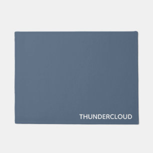 Thundercloud Blauw-grijze kleurennaam Deurmat