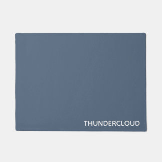 Thundercloud Blauw-grijze kleurennaam Deurmat