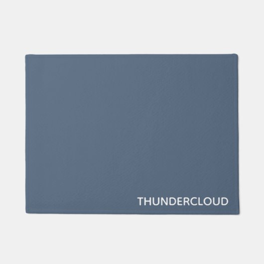 Thundercloud Blauw-grijze kleurennaam Deurmat (Voorkant)