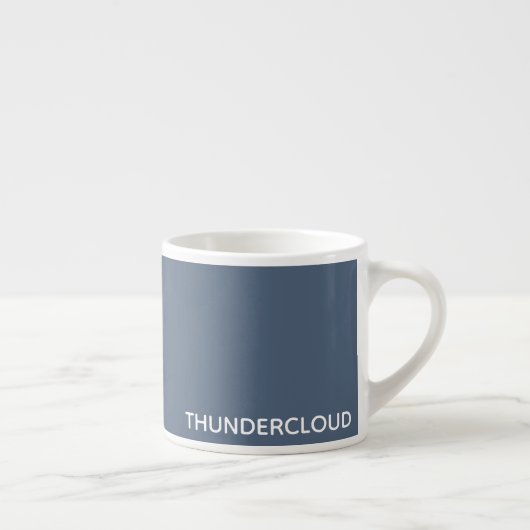 Thundercloud Blauw-grijze kleurennaam Espresso Kop (Rechts)