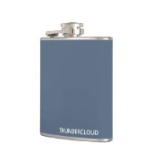 Thundercloud Blauw-grijze kleurennaam Heupfles (Links)