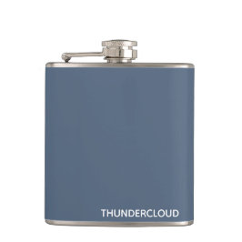 Thundercloud Blauw-grijze kleurennaam Heupfles