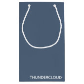 Thundercloud Blauw-grijze kleurennaam Klein Cadeauzakje (Achterkant)