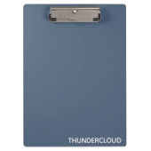 Thundercloud Blauw-grijze kleurennaam Klembord (Voorkant)