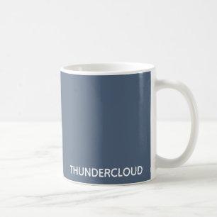 Thundercloud Blauw-grijze kleurennaam Koffiemok