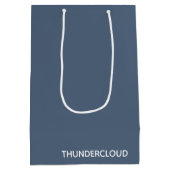 Thundercloud Blauw-grijze kleurennaam Medium Cadeauzakje (Achterkant)