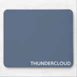 Thundercloud Blauw-grijze kleurennaam Muismat<br><div class="desc">Blauwgrijs als dunne wolken</div>
