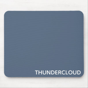 Thundercloud Blauw-grijze kleurennaam Muismat