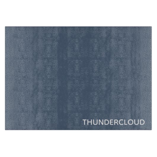 Thundercloud Blauw-grijze kleurennaam Snijplank (Voorkant)
