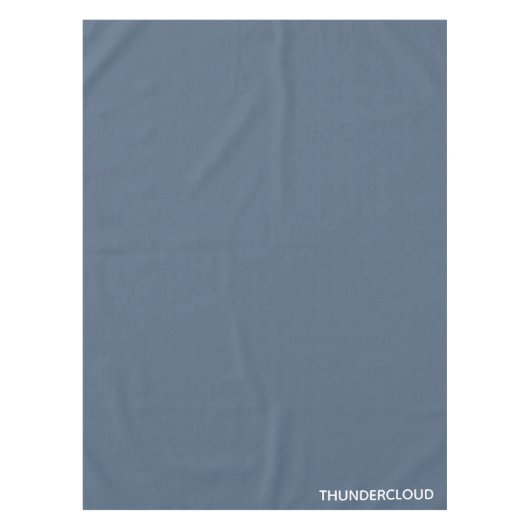 Thundercloud Blauw-grijze kleurennaam Tafelkleed (Voorkant)