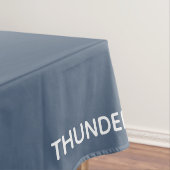 Thundercloud Blauw-grijze kleurennaam Tafelkleed (Voorbeeld)