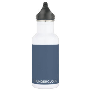 Thundercloud Blauw-grijze kleurennaam Waterfles