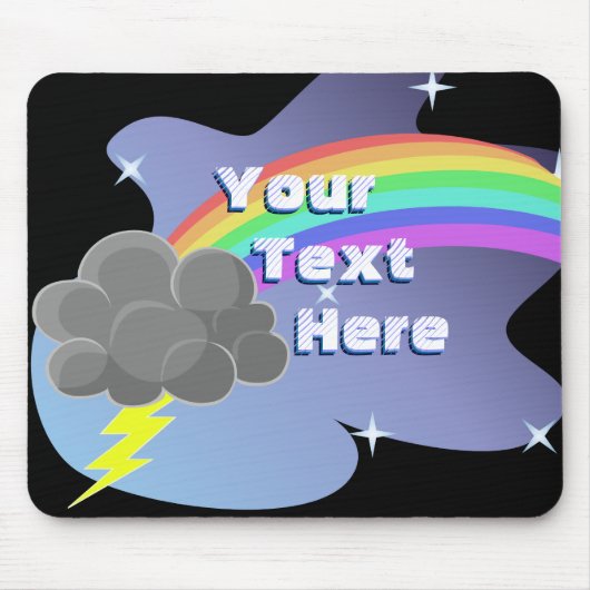 Thundercloud Rainbow Muismat (Voorkant)