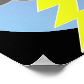 Thundercloud Rainbow-Poster Poster (Hoek)