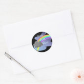 Thundercloud Rainbow Ronde Sticker (Envelop)
