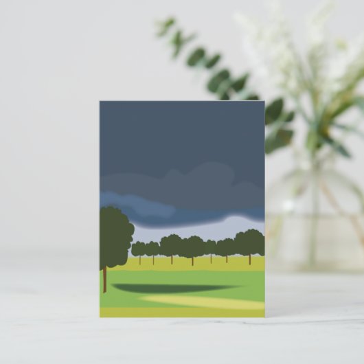 Thunderclouds Clouds Natuur Travel Briefkaart (Staand voorkant)