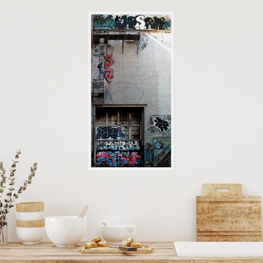 Thunderdome 18,6 x 34,5-inch UV Matte Print (Keuken)