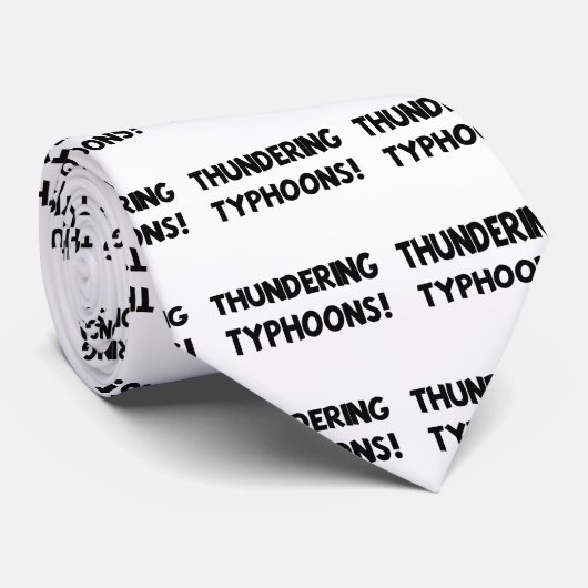 Thunderende tyfoon! stropdas (Opgerold)