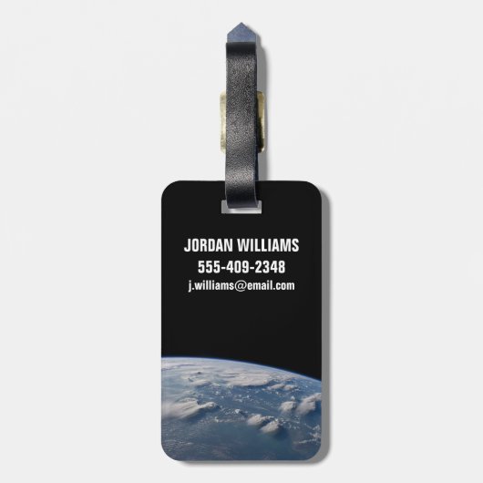 Thunderhead Anvils of Earth op het zuiden van Born Bagagelabel (Achterkant verticaal)