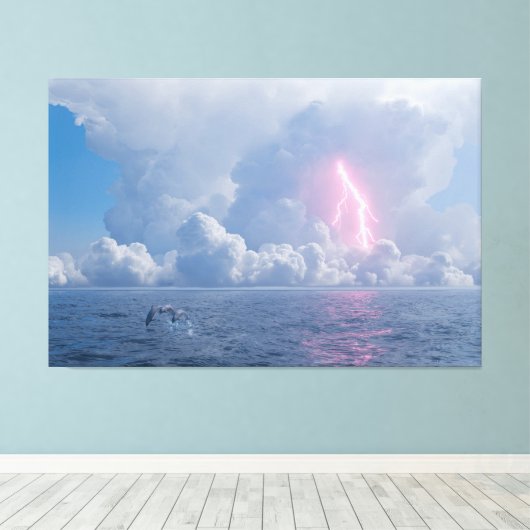 Thunderhead Canvas Afdruk (Insitu (Houten vloer))