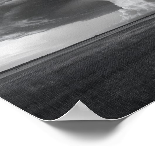 Thunderhead Cloud - Dramatic Black and White Poster (Hoek)