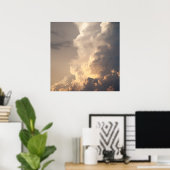 Thunderhead Cloud Heaven Sky Storm Clouds Poster (Thuiskantoor)
