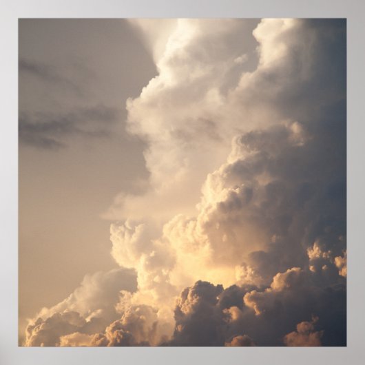 Thunderhead Cloud Heaven Sky Storm Clouds Poster (Voorkant)