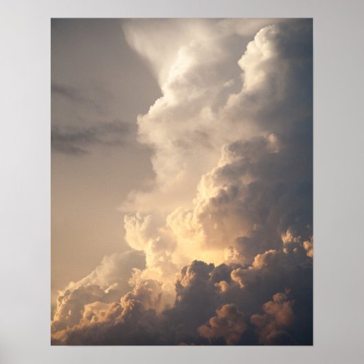 Thunderhead Cloud Heaven Sky Storm Clouds Poster (Voorkant)