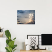Thunderhead Cloud Heaven Sky Storm Clouds Poster (Thuiskantoor)