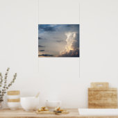 Thunderhead Cloud Heaven Sky Storm Clouds Poster (Keuken)