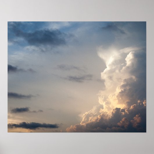 Thunderhead Cloud Heaven Sky Storm Clouds Poster (Voorkant)