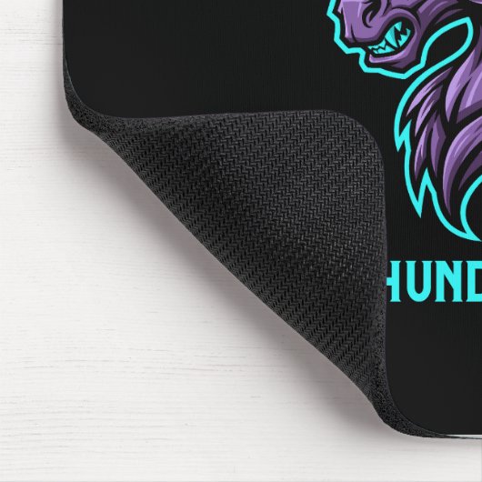 Thunderhorn Esports Mascot | Gaming Mouse Pad | Ag Muismat (Hoek)