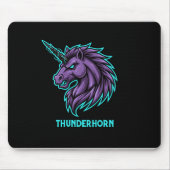 Thunderhorn Esports Mascot | Gaming Mouse Pad | Ag Muismat (Voorkant)