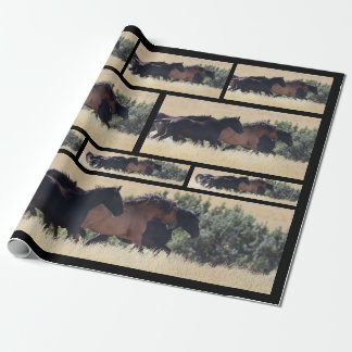 Thundering Mustangs inpakpapier