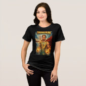 Thunderline Bewakers van de Gouden Poort Tri-Blend Shirt (Voorkant volledig)