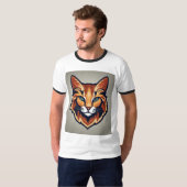 Thunderous Rebellion: Schedel en Kruisbeenderen on T-shirt (Voorkant volledig)