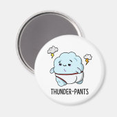 Thunderpants Funny Cloud Underwear Pun Magneet (Voorkant / Achterkant)