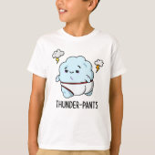Thunderpants Grappige Cloud Weer Pun T-shirt (Voorkant)
