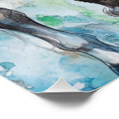 Thunders - Waterverf Paarden Perfect Poster (Hoek)